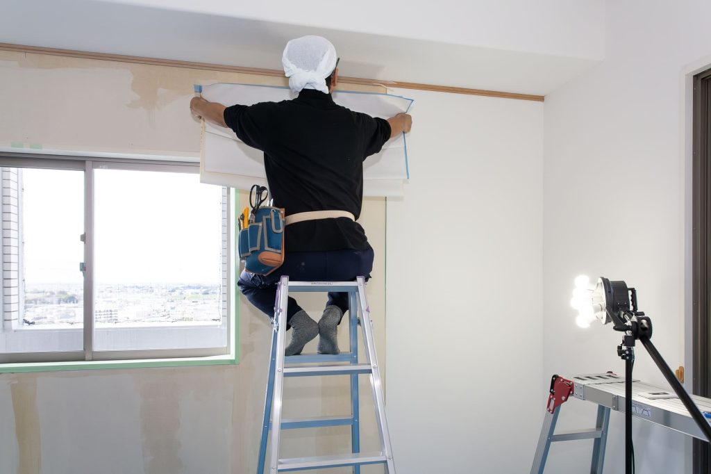 Minor repairs to the interior of the used apartment