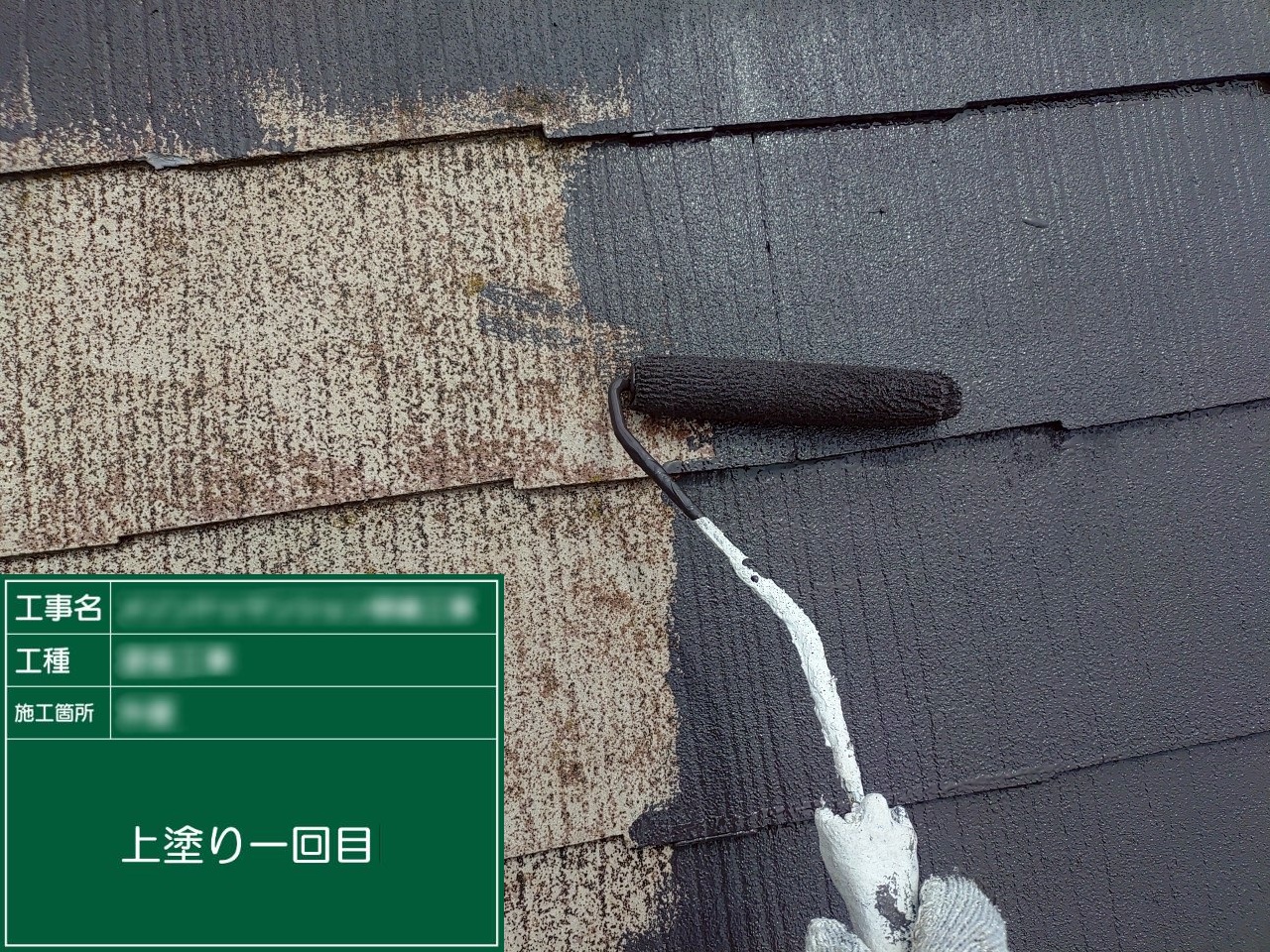 ④上塗り一回目