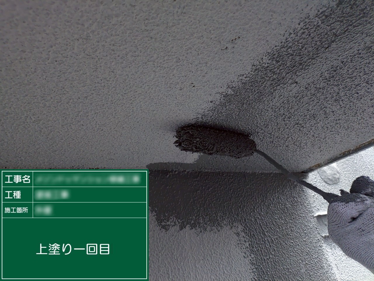 ④上塗り一回目