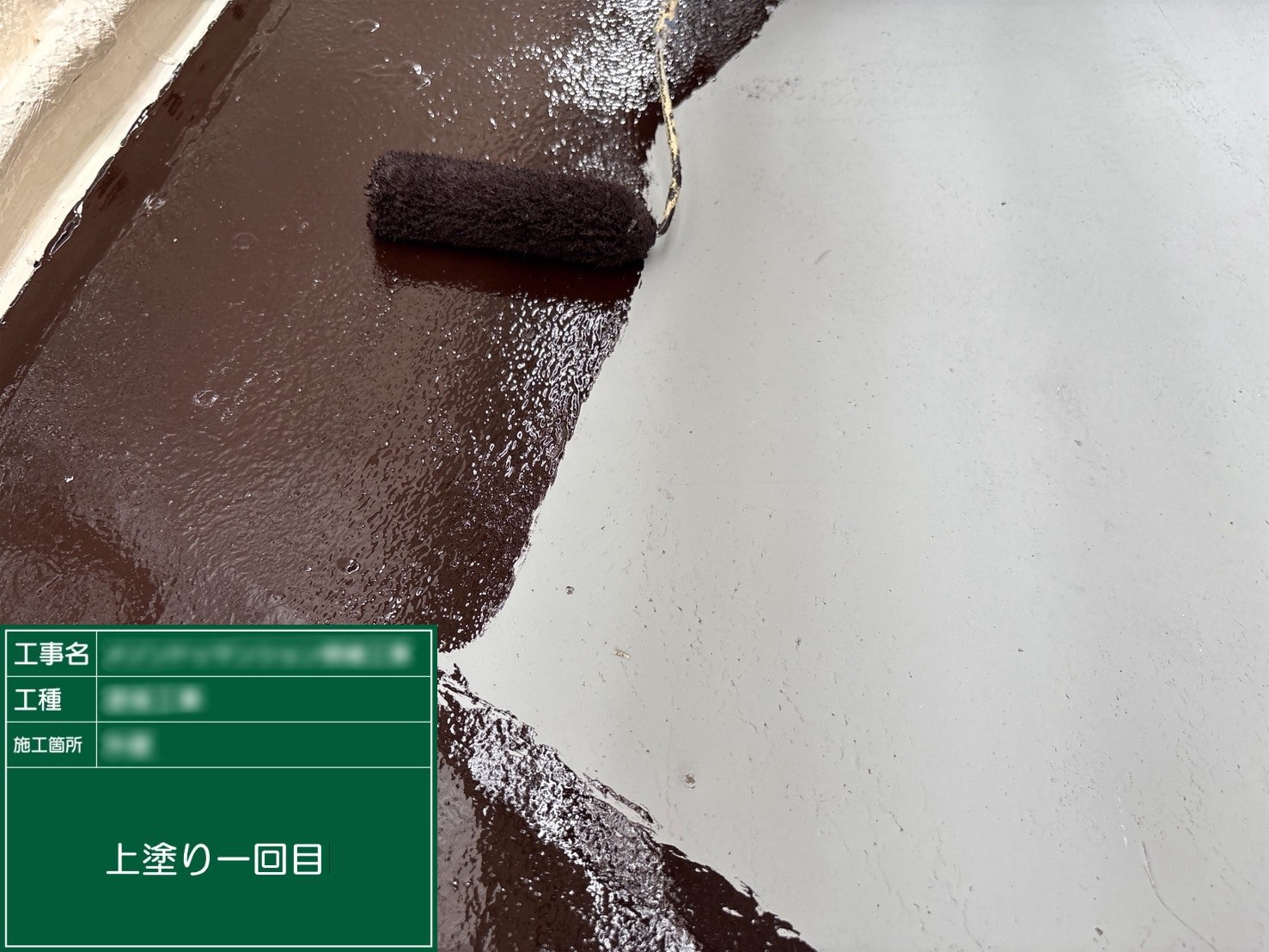 ⑤上塗り一回目