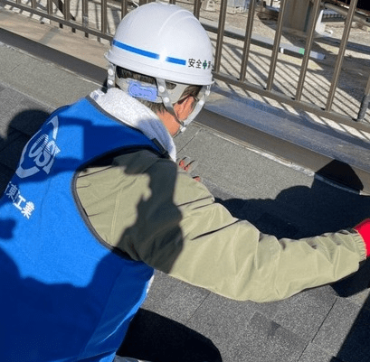 新東亜工業の屋根工事